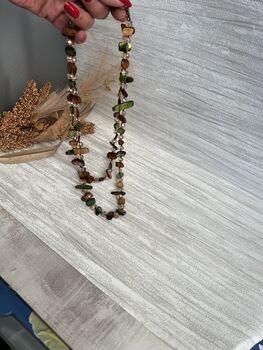 Multi Coloured Gemstone Necklace, 8 of 8