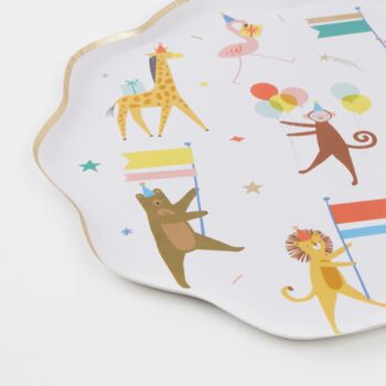 Animal Parade Party Dinner Plates X Eight, 2 of 2