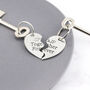 Personalised Couples Gift Together Forever Keyring, thumbnail 5 of 6