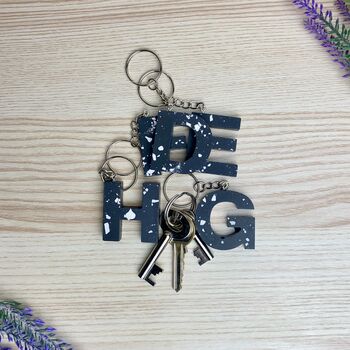 Initial Letter Personalised Keyring Keychain, 8 of 8