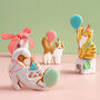 Biscuiteers Hand Iced Purrfect Party Cats Letterbox Biscuits, thumbnail 2 of 2