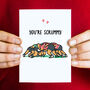 Funny Rugby Valentine's Card, thumbnail 1 of 2
