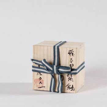 Japanese Pottery Sake Cup In Wooden Box, 7 of 7