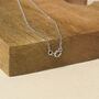 Sterling Silver Openwork Hearts Pendant Necklace, thumbnail 3 of 3