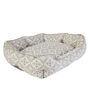 Scalloped Pet Bed Grey Extra Large, thumbnail 2 of 4