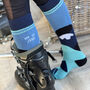 Super Skier Personalised Colourful Ski Socks, thumbnail 1 of 4