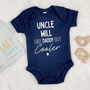 Uncle, Like Daddy But Cooler Babygrow, thumbnail 4 of 7