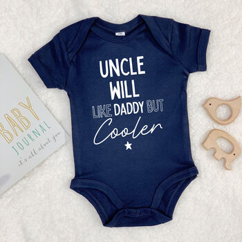 Uncle, Like Daddy But Cooler Babygrow, 4 of 7