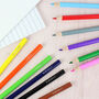 Set Of 12 Personalised Colouring Pencils, thumbnail 1 of 3