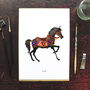 Ariel The Carousel Horse Art Print, thumbnail 3 of 9