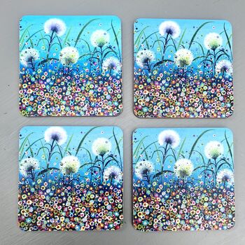 Dandelions Coasters, 2 of 5