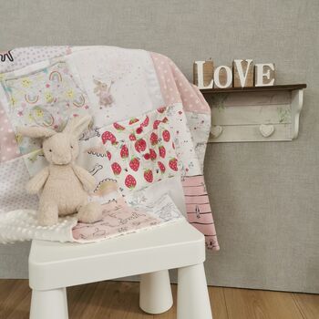 Baby Clothes Blanket, Memory Blanket Made From Baby Clothes, Keepsake Baby Blanket, 4 of 12