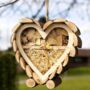 Hanging Insect Hotel Bug House Wooden Garden Ornament, thumbnail 3 of 4