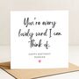 Personalised Birthday Card For Her, Wife Or Friend, thumbnail 2 of 8