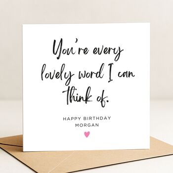 Personalised Birthday Card For Her, Wife Or Friend, 2 of 8