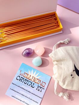 Moment Of Calm Incense And Crystal Kit Gift Box, 5 of 7
