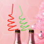 Festive Reuseable Christmas Tree Straw, thumbnail 1 of 5