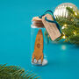 Personalised Space Rocket Hanging Christmas Bauble, thumbnail 1 of 8