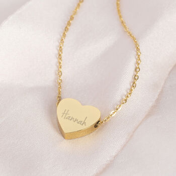 Personalised Floating Heart Necklace, 4 of 6
