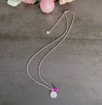 Pink Charm Necklace, 2 of 4