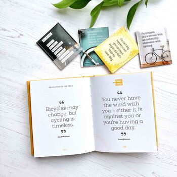 Cyclist Tea And Book Gift Set | Bike Lovers Book Set, 4 of 12