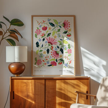 Boho Flora Art Print, 3 of 4