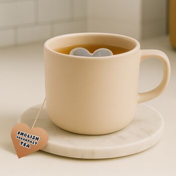 Heart Shaped Tea Bags Box Of Positivi Tea, 6 of 8