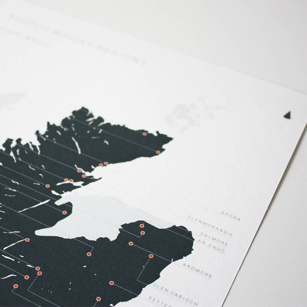 Highland Distilleries Map