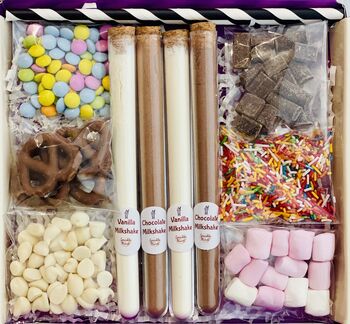 Deluxe Milkshake Gift Kit With Toppings Letterbox Size, 2 of 5