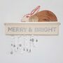 Merry And Bright Christmas Wall Or Tree Hanging, thumbnail 9 of 12