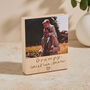 Personalised Photo Block With Engraved Child’s Handwriting, thumbnail 2 of 7