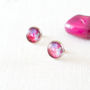 Pink And Magenta Galaxy Earrings, thumbnail 3 of 7