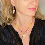 Golden Sunlight Clasp Charm Necklace, thumbnail 4 of 12