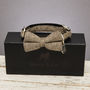 The Beaufort Country Tweed Dog Collar Bow Tie, thumbnail 2 of 5