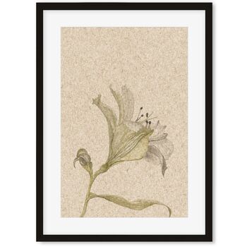 Vintage Floral Stem Art Print By Abstract House | notonthehighstreet.com
