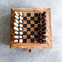 Personalised Olive Wood Chess Board Set, thumbnail 5 of 12