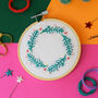 'Evergreen' Embroidery Craft Kit, thumbnail 1 of 3