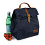 Waxed Canvas Lunch Bag Navy, thumbnail 2 of 3
