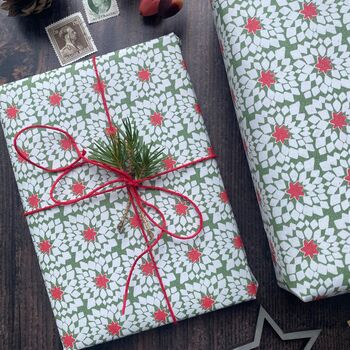 Patchwork Star Paper Fibre Wrapping Paper Set, 7 of 12