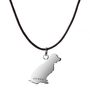 Hallmarked Silver Spaniel Dog Necklace, thumbnail 4 of 4