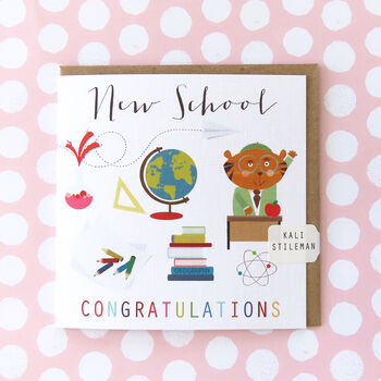 New School Congratulations Card, 3 of 5