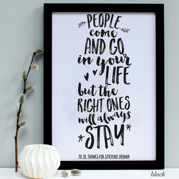 Personalised Best Friends Right Ones Print, 2 of 7