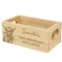 Personalised Highland Cow Mini Wooden Storage Crate, thumbnail 5 of 5