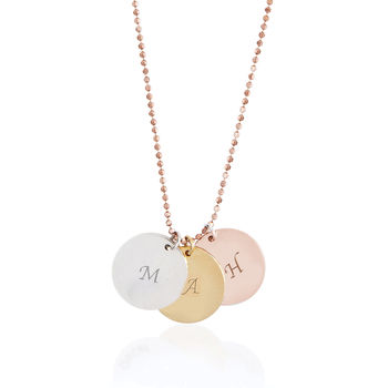 Personalised Engraved Disc Necklace, 2 of 12