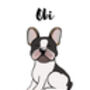 French Bulldog Personalised Dog Name Personality Print, thumbnail 6 of 6