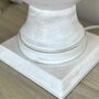 Antiqued White Wash Tall Urn Table Lamp Base, thumbnail 8 of 11