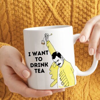 'I Want To Drink Tea' Mug, 2 of 3