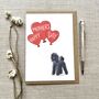 Personalised Poodle Mother's Day Card, thumbnail 1 of 3