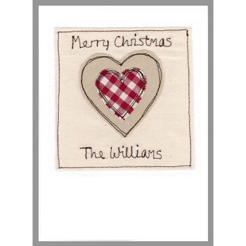 Personalised Heart 1st Christmas Card, 11 of 12