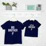 Lightning Bolt Brother And Sister Sibling T Shirt Set, thumbnail 2 of 5